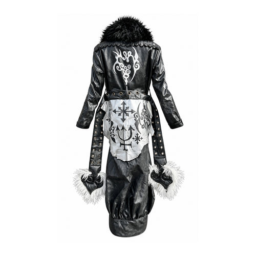 OBSIDIAN SIGIL Leather Duster Coat